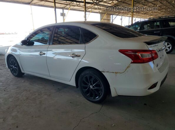 3N1AB7AP9JY306630 2018 NISSAN SENTRA Белый Задняя левая четверть