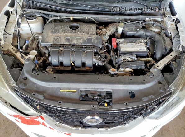 3N1AB7AP9JY306630 2018 NISSAN SENTRA Белый Вид задней части салона