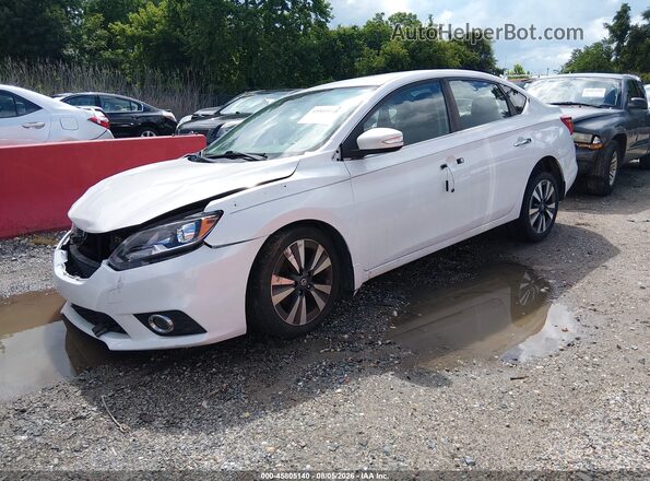 3N1AB7AP9JY306918 2018 NISSAN SENTRA White Vista tres cuartos delantera izquierda