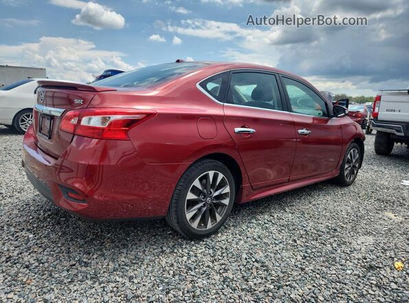 3N1AB7AP9JY307468 2018 NISSAN SENTRA Red Rear right