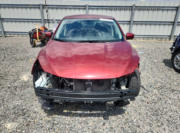 3N1AB7AP9JY307468 2018 NISSAN SENTRA Red Front view