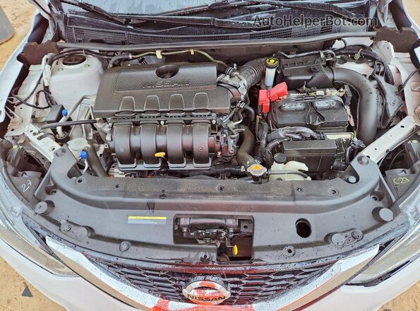 3N1AB7AP9JY338560 2018 NISSAN SENTRA White Vista interior trasera
