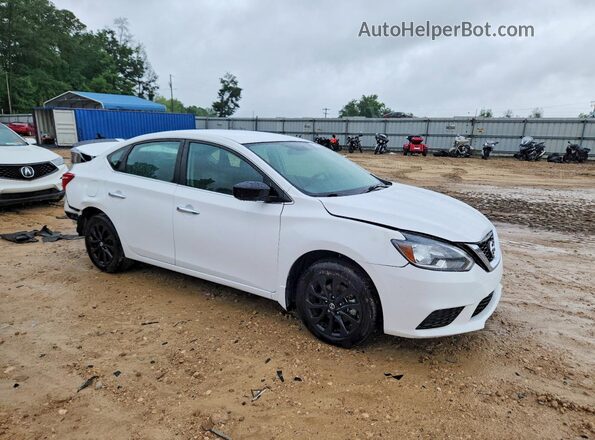 3N1AB7AP9JY338560 2018 NISSAN SENTRA White Delantero derecho