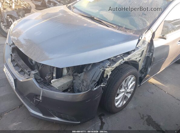 3N1AB7AP9JY340941 2018 NISSAN SENTRA Silver Դիմացի տեսք