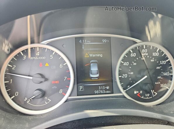 3N1AB7AP9JY343788 2018 NISSAN SENTRA Black Widok zestawu wskaźników