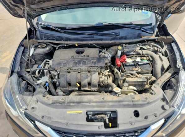 3N1AB7AP9JY343788 2018 NISSAN SENTRA Black Widok wnętrza z tyłu