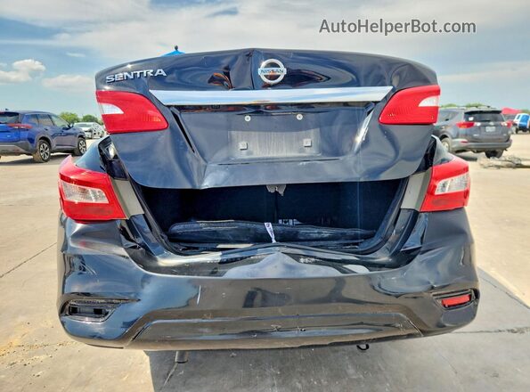3N1AB7AP9JY343788 2018 NISSAN SENTRA Black Widok z tyłu