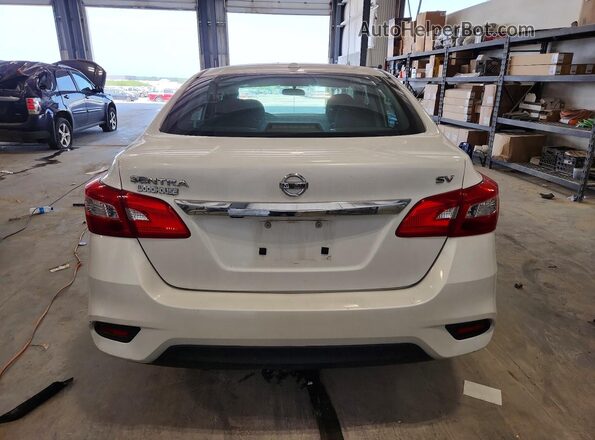 3N1AB7AP9KL603346 2019 NISSAN SENTRA White Widok z tyłu