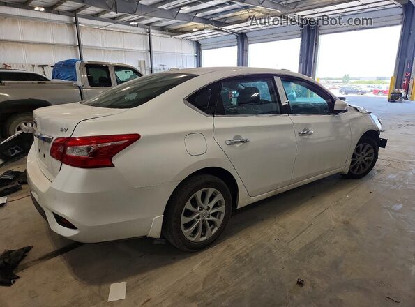 3N1AB7AP9KL603346 2019 NISSAN SENTRA White Tył prawy