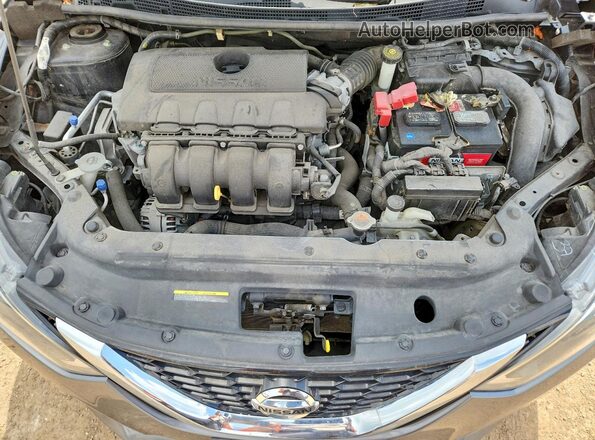 3N1AB7AP9KL607848 2019 NISSAN SENTRA Silver Вид задньої частини салону