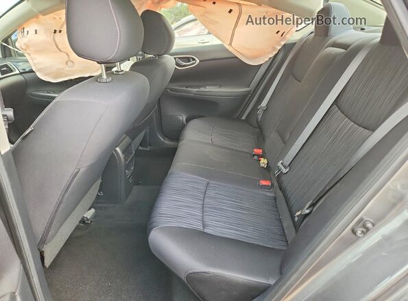 3N1AB7AP9KL607848 2019 NISSAN SENTRA Silver Вид задніх сидінь