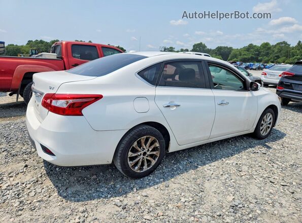 3N1AB7AP9KL614248 2019 NISSAN SENTRA White Trasero derecho