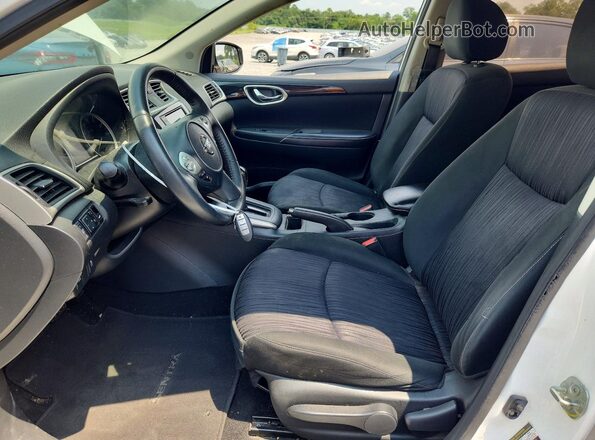 3N1AB7AP9KL614248 2019 NISSAN SENTRA White Vista interior delantera