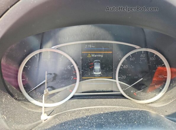 3N1AB7AP9KL614248 2019 NISSAN SENTRA White Vista del cuadro de instrumentos