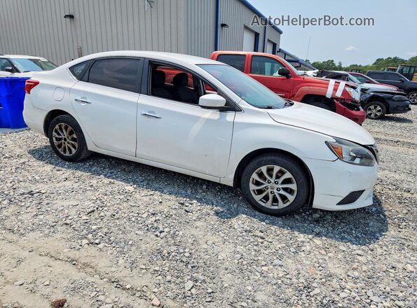 3N1AB7AP9KL614248 2019 NISSAN SENTRA White Delantero derecho