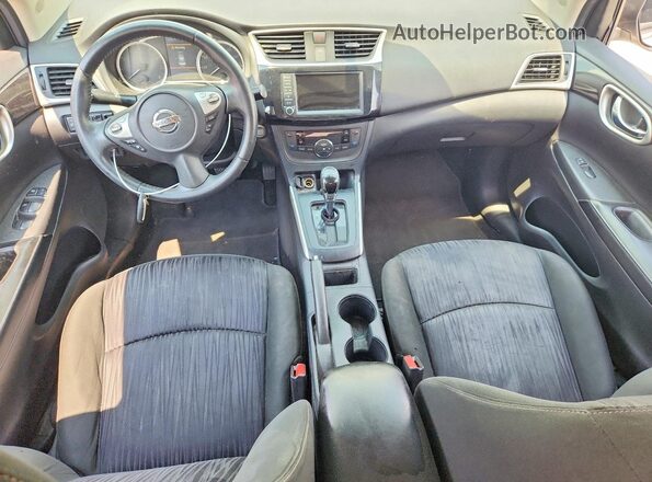 3N1AB7AP9KL614248 2019 NISSAN SENTRA White Vista del salpicadero