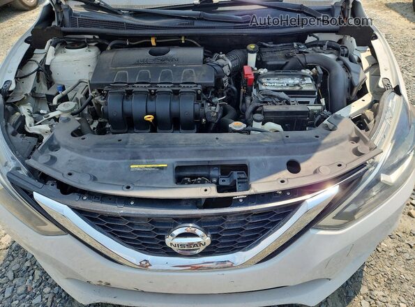 3N1AB7AP9KL614248 2019 NISSAN SENTRA White Vista interior trasera