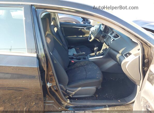 3N1AB7AP9KL614329 2019 NISSAN SENTRA Black Vista interior delantera