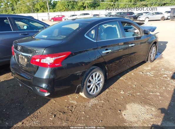 3N1AB7AP9KL614329 2019 NISSAN SENTRA Black Trasero derecho