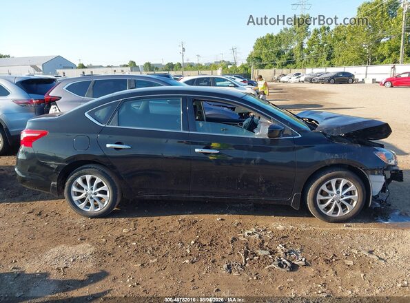 3N1AB7AP9KL614329 2019 NISSAN SENTRA Black Vista interior trasera