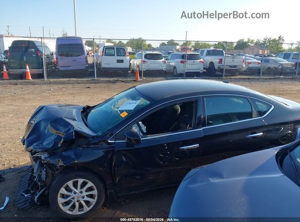 3N1AB7AP9KL614329 2019 NISSAN SENTRA Black Vista interior de 360 grados