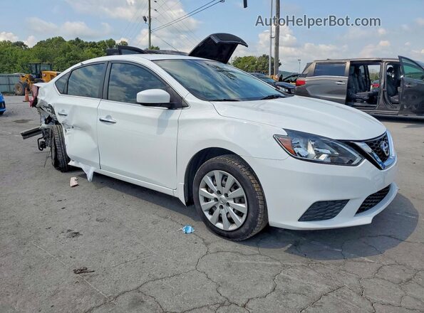 3N1AB7AP9KY208571 2019 NISSAN SENTRA White Front right