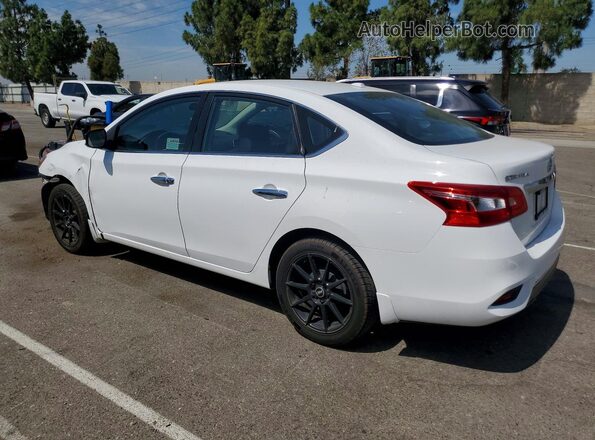 3N1AB7AP9KY215195 2019 NISSAN SENTRA White უკანა მარცხენა