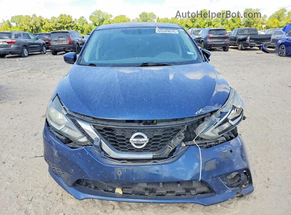 3N1AB7AP9KY222096 2019 NISSAN SENTRA Blue Դիմացի տեսք
