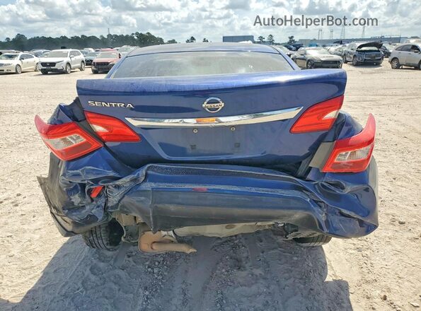 3N1AB7AP9KY222096 2019 NISSAN SENTRA Blue Հետևի տեսք
