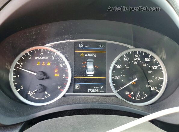 3N1AB7AP9KY222096 2019 NISSAN SENTRA Blue Սարքավորումների վահանակի տեսք