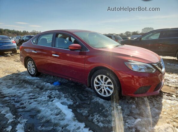 3N1AB7AP9KY230991 2019 NISSAN SENTRA Red Front right