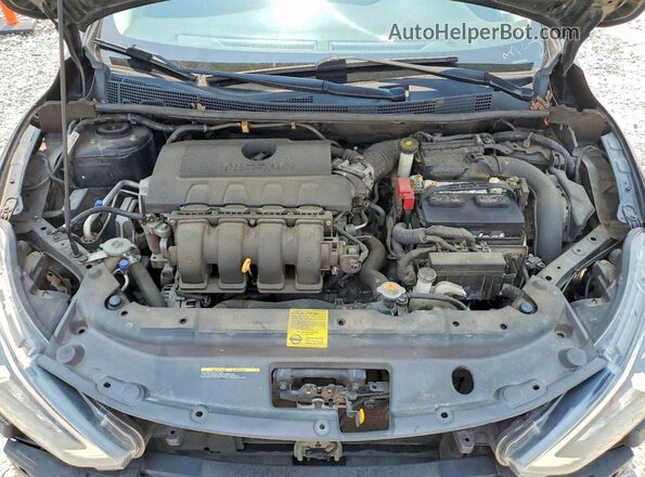 3N1AB7AP9KY231798 2019 NISSAN SENTRA Black Вид задньої частини салону