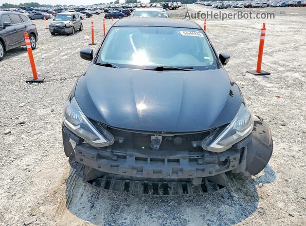 3N1AB7AP9KY231798 2019 NISSAN SENTRA Black Вид спереду