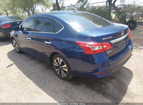 3N1AB7AP9KY244664 2019 NISSAN SENTRA Blue უკანა მარცხენა