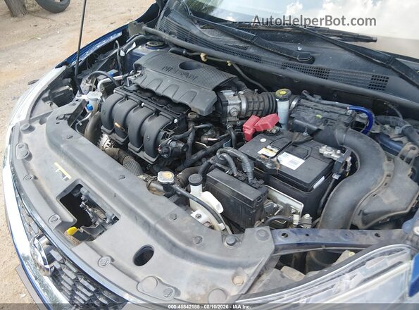 3N1AB7AP9KY244664 2019 NISSAN SENTRA Blue წინა ხედი