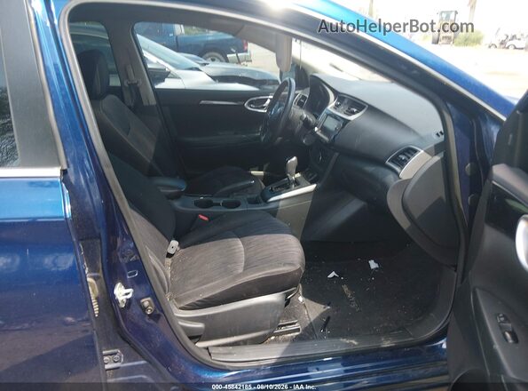 3N1AB7AP9KY244664 2019 NISSAN SENTRA Blue წინა სალონის ხედი