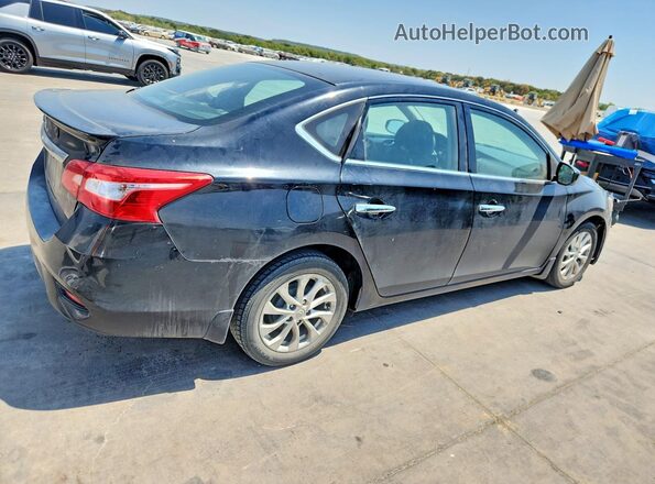 3N1AB7AP9KY251615 2019 NISSAN SENTRA Черный Задняя правая четверть