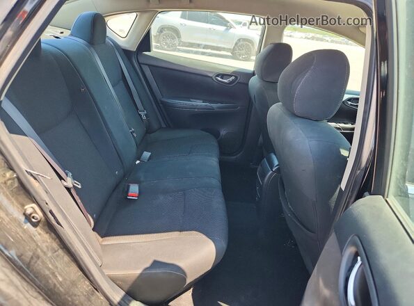 3N1AB7AP9KY251615 2019 NISSAN SENTRA Черный Вид задних сидений