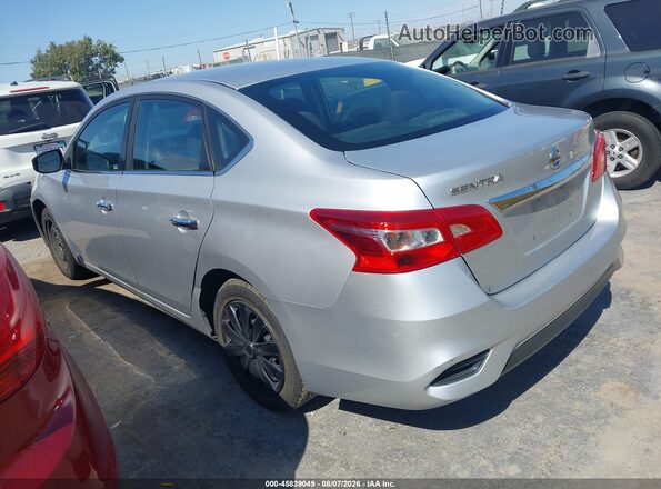 3N1AB7AP9KY262677 2019 NISSAN SENTRA Silver Rear left