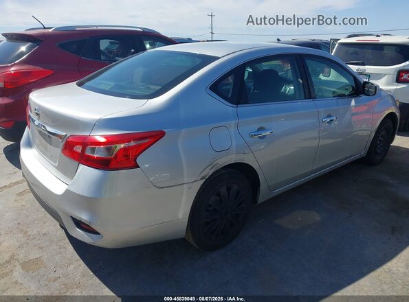 3N1AB7AP9KY262677 2019 NISSAN SENTRA Silver Rear right