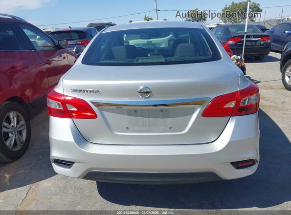 3N1AB7AP9KY262677 2019 NISSAN SENTRA Silver 