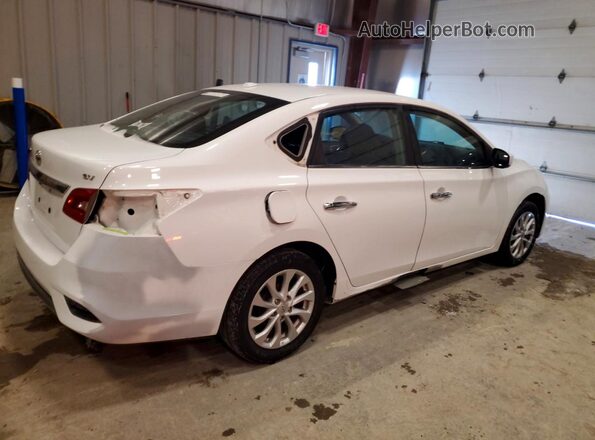 3N1AB7AP9KY278751 2019 NISSAN SENTRA White Задня права чверть