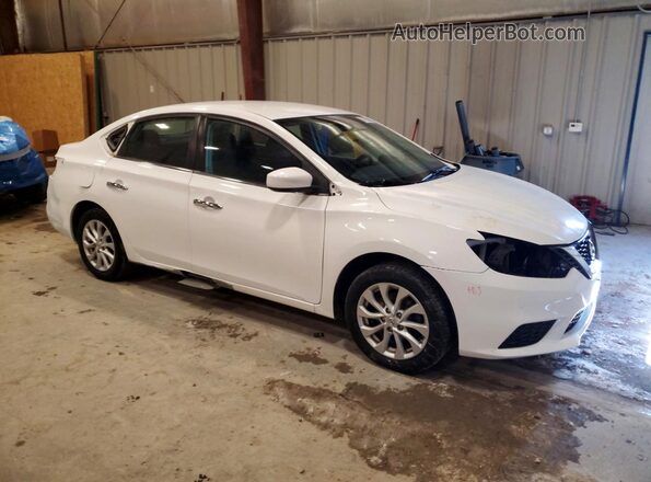 3N1AB7AP9KY278751 2019 NISSAN SENTRA White Передня права чверть