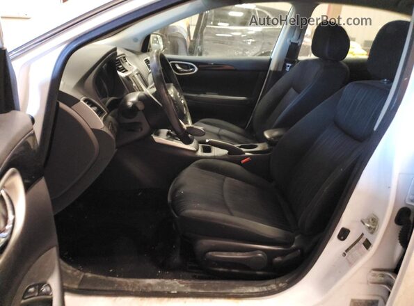 3N1AB7AP9KY278751 2019 NISSAN SENTRA White Вид панелі приладів