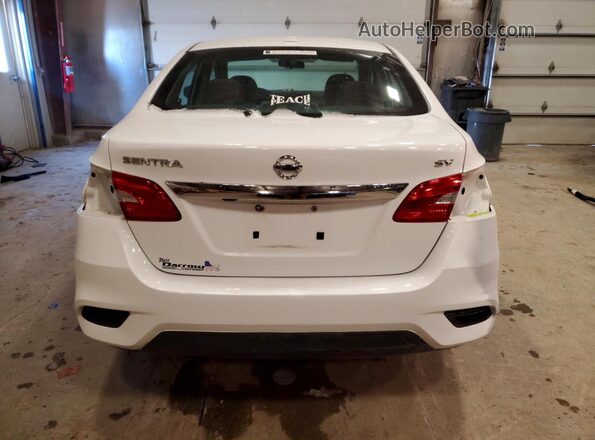 3N1AB7AP9KY278751 2019 NISSAN SENTRA White Вид ззаду