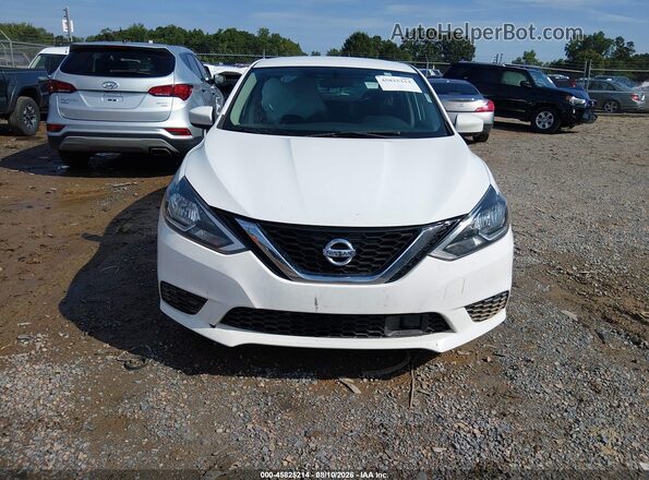 3N1AB7AP9KY279169 2019 NISSAN SENTRA White უკანა სალონის ხედი