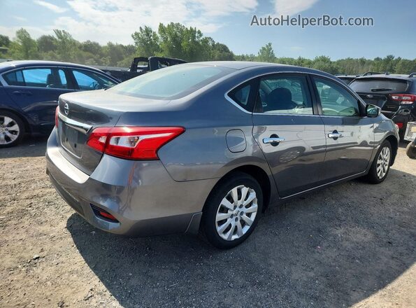 3N1AB7AP9KY285635 2019 NISSAN SENTRA Gray უკანა მარჯვენა