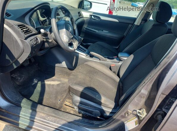 3N1AB7AP9KY285635 2019 NISSAN SENTRA Gray წინა სალონის ხედი