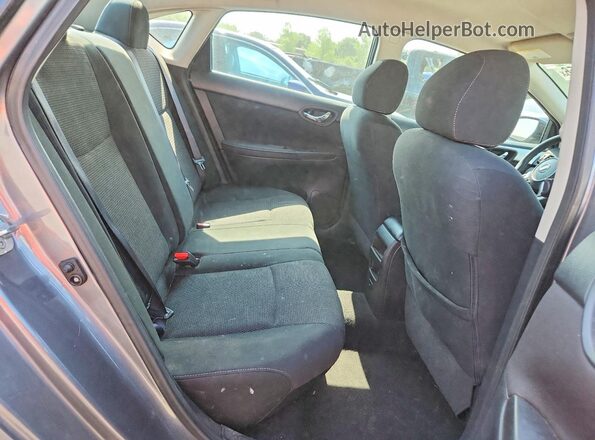 3N1AB7AP9KY285635 2019 NISSAN SENTRA Gray უკანა სავარძლების ხედი