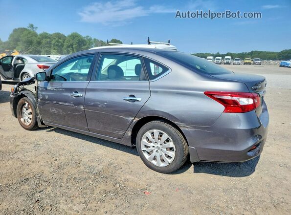 3N1AB7AP9KY285635 2019 NISSAN SENTRA Gray უკანა მარცხენა